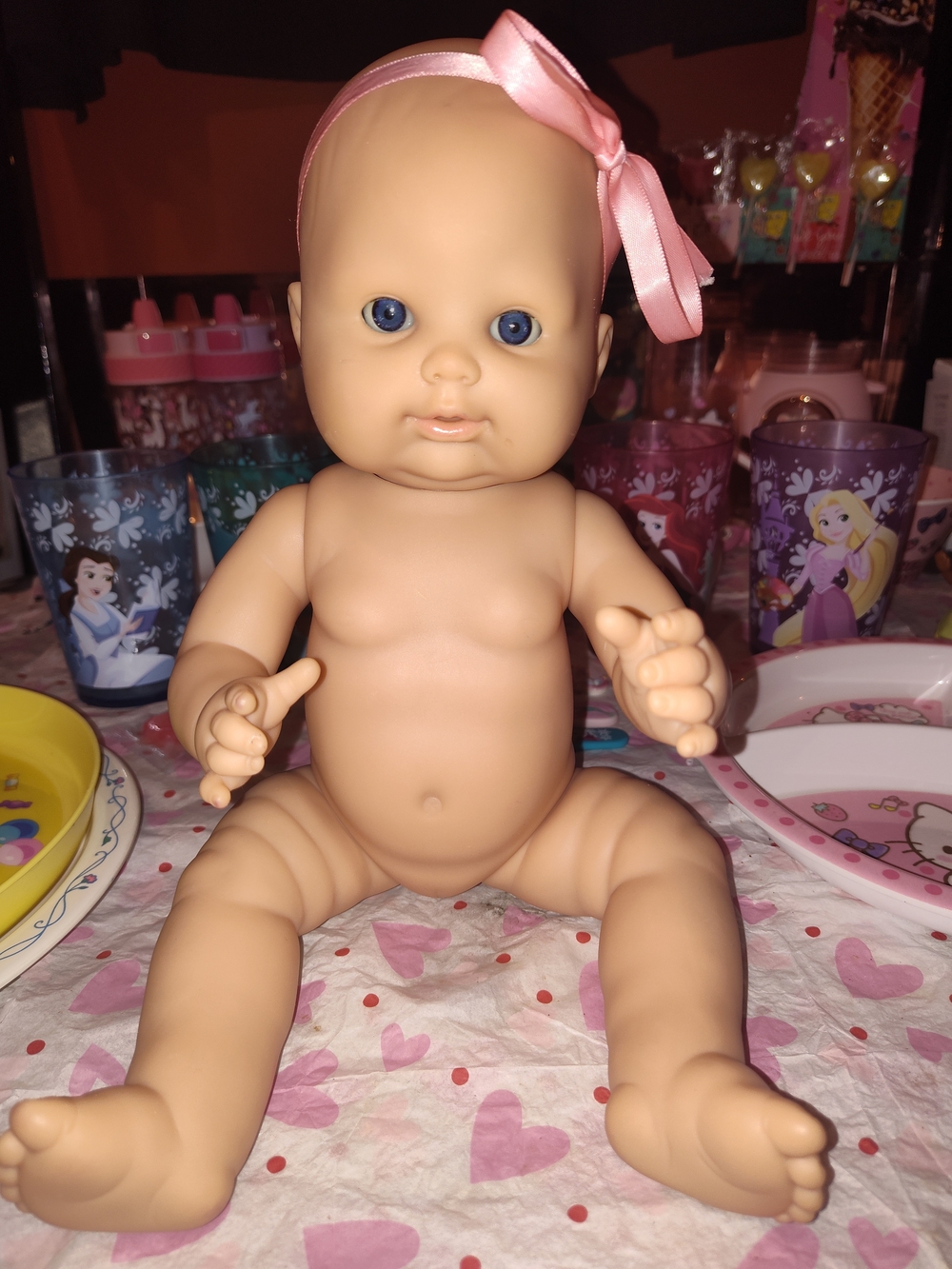 Corolle Baby Doll with Pink Outfit & Bow Headband - Kids Toys - Picture 4 of 14